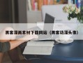 安陆黑客漫画素材下载网站（黑客动漫头像）
